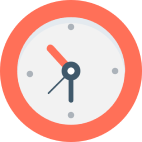 Clock Icon for Operating Hours